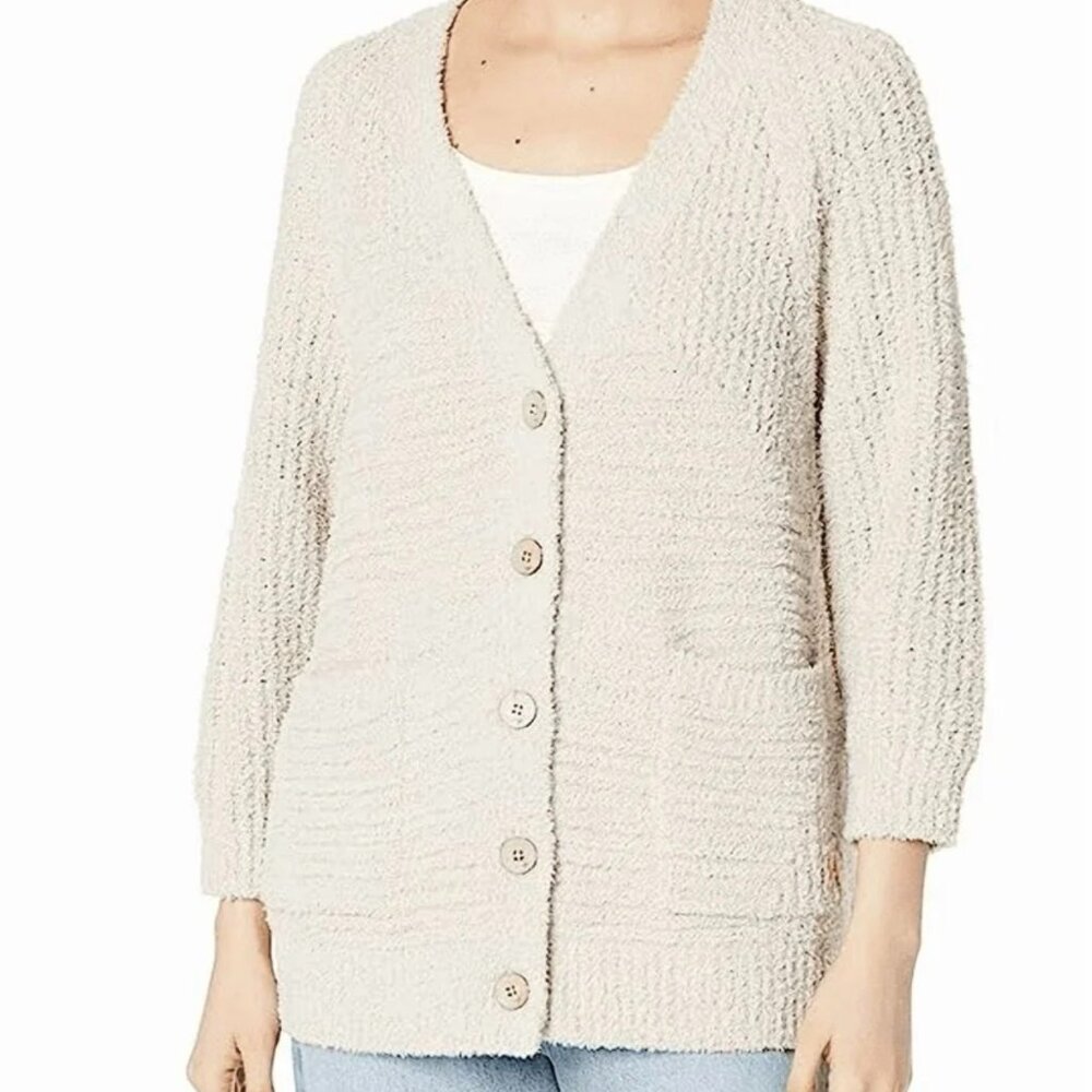 Barefoot Dreams Cozy Twist Raglan Cardigan